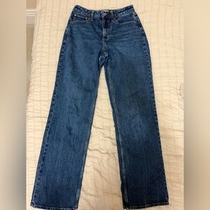 Abercrombie & Fitch Curve Love Jeans (Tall, 26, Dark Wash)